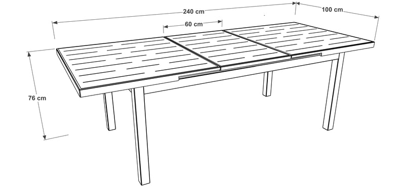 Table Extensible Typon