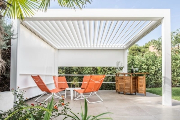 pergola aluminium adoséee