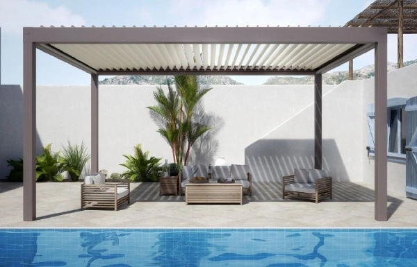 pergola autoportante aluminium piscine