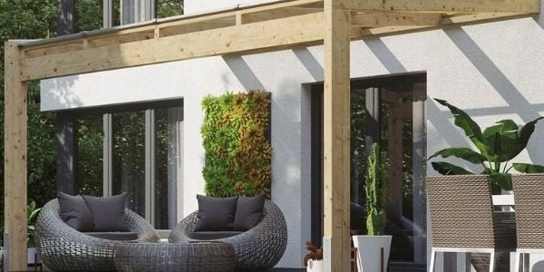 pergola bois terrasse