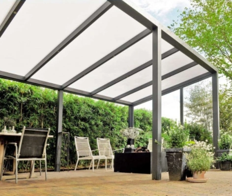 pergola polycarbonate et effet de la chaleur