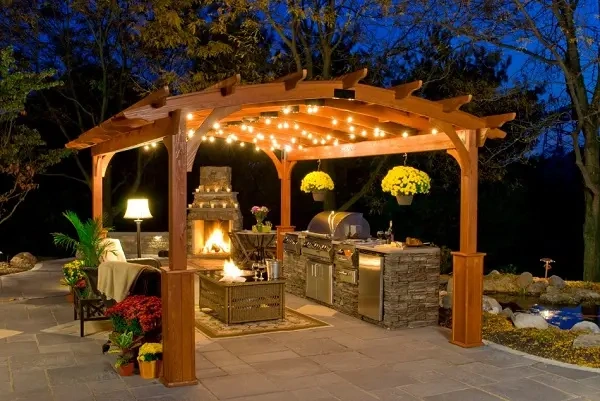 lumières pergola