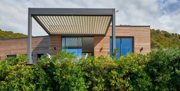 pergola à lames rotatives