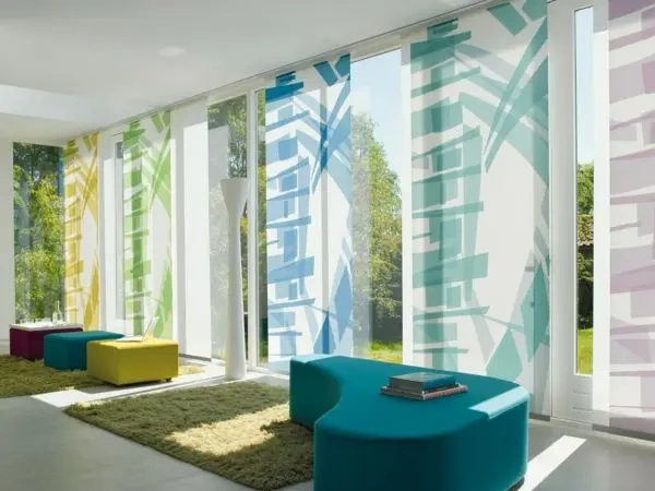 store enrouleur coloré