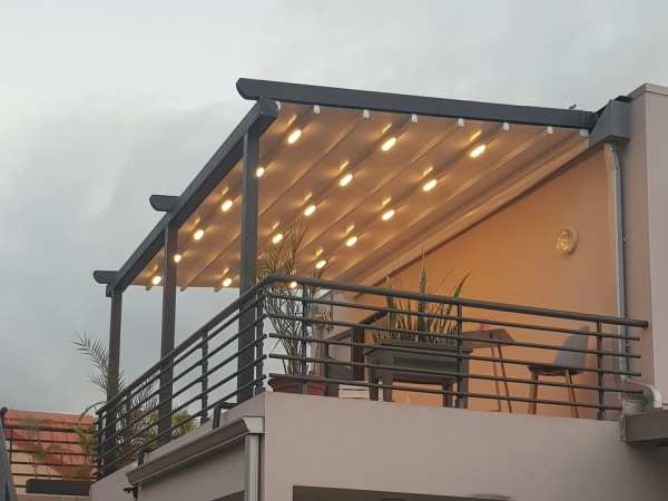 PERGOLA RÉTRACTABLE RÉALISATION LA POSSESSION