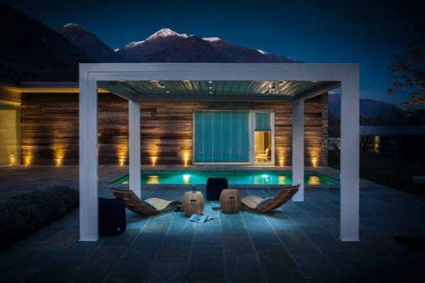 mobilier de jardin resistant pluies pergola