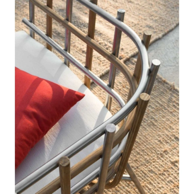 structure-de-canape-en-acier-inoxydable-et-teck